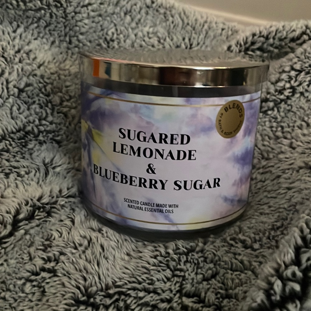Sugared Lemonade and Blueberry Sugar Candle